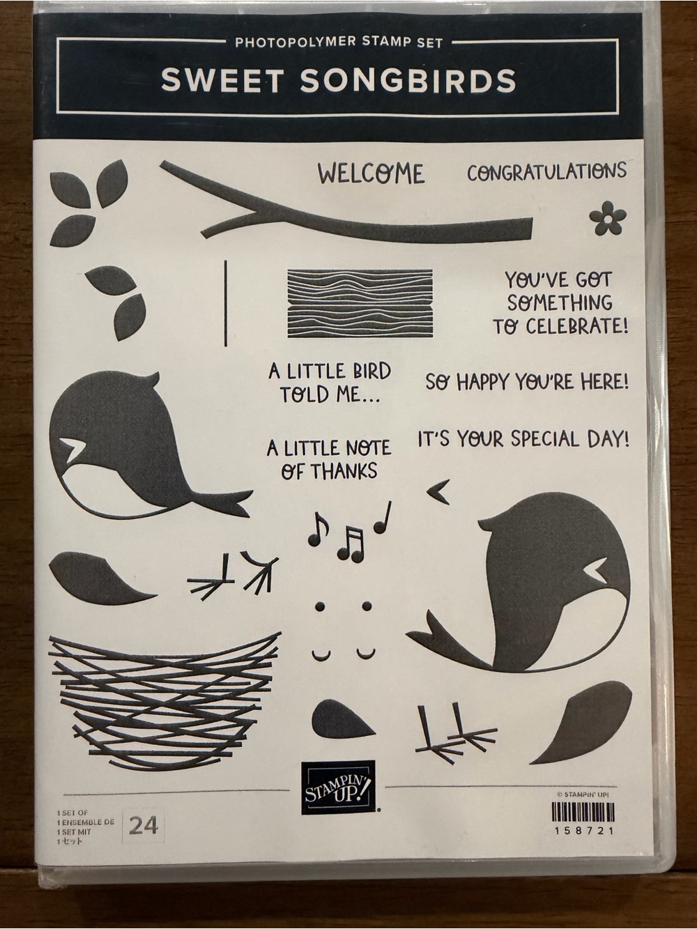Stampin' Up! Sweet Songbirds Photopolymer Stamp Set